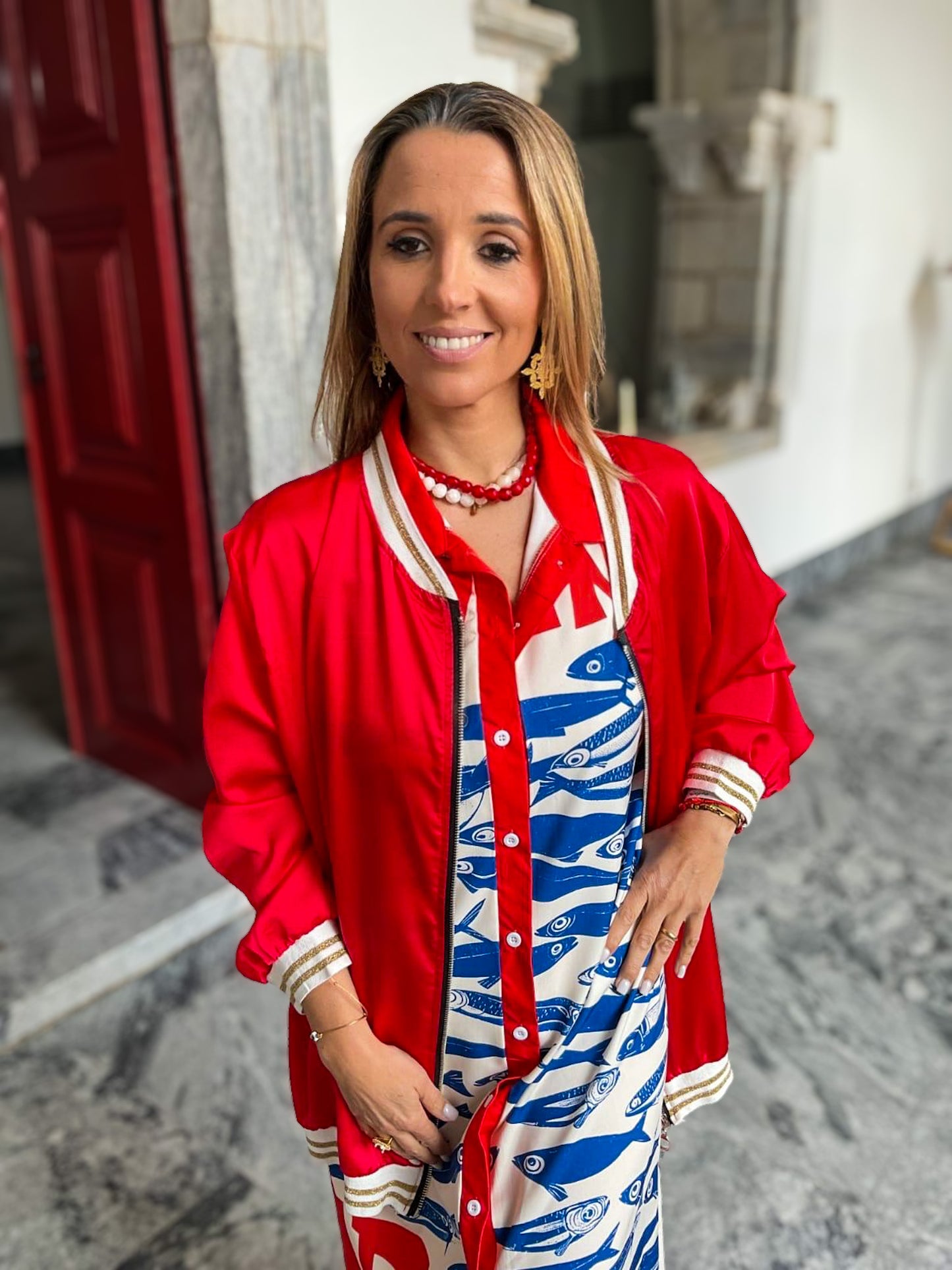Vestido sardinhas