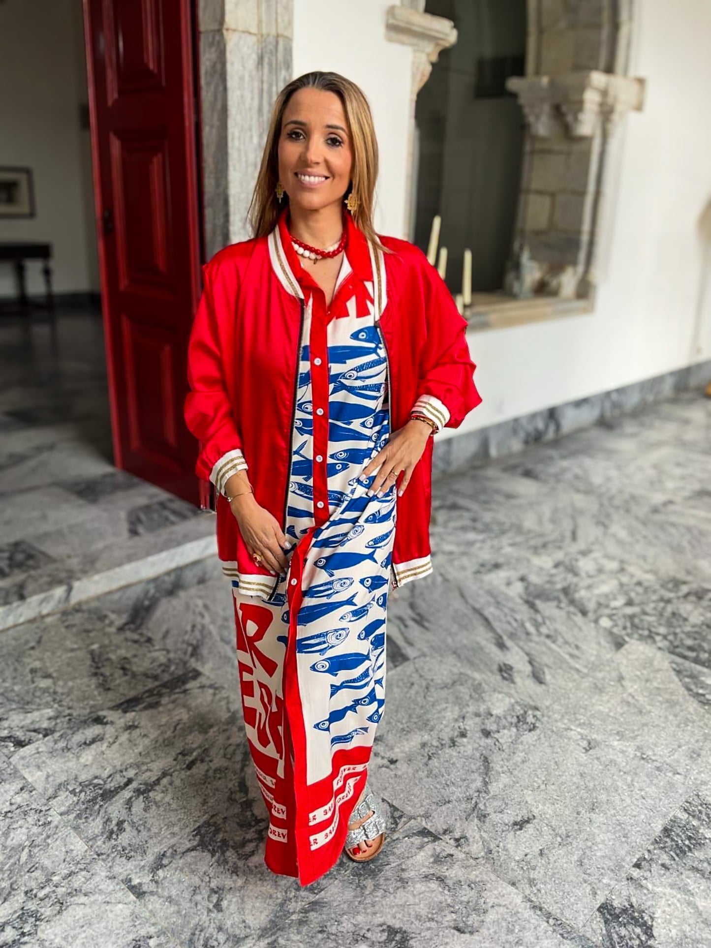 Vestido sardinhas