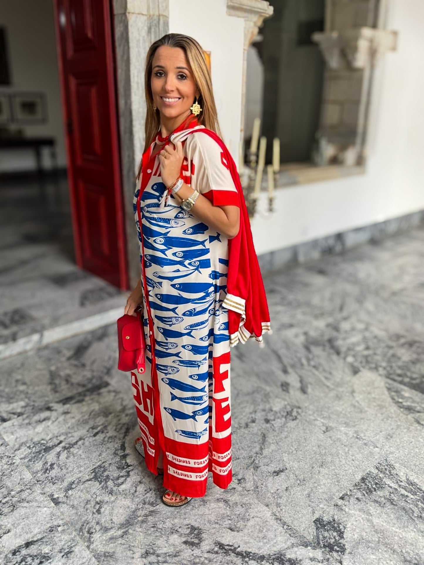 Vestido sardinhas