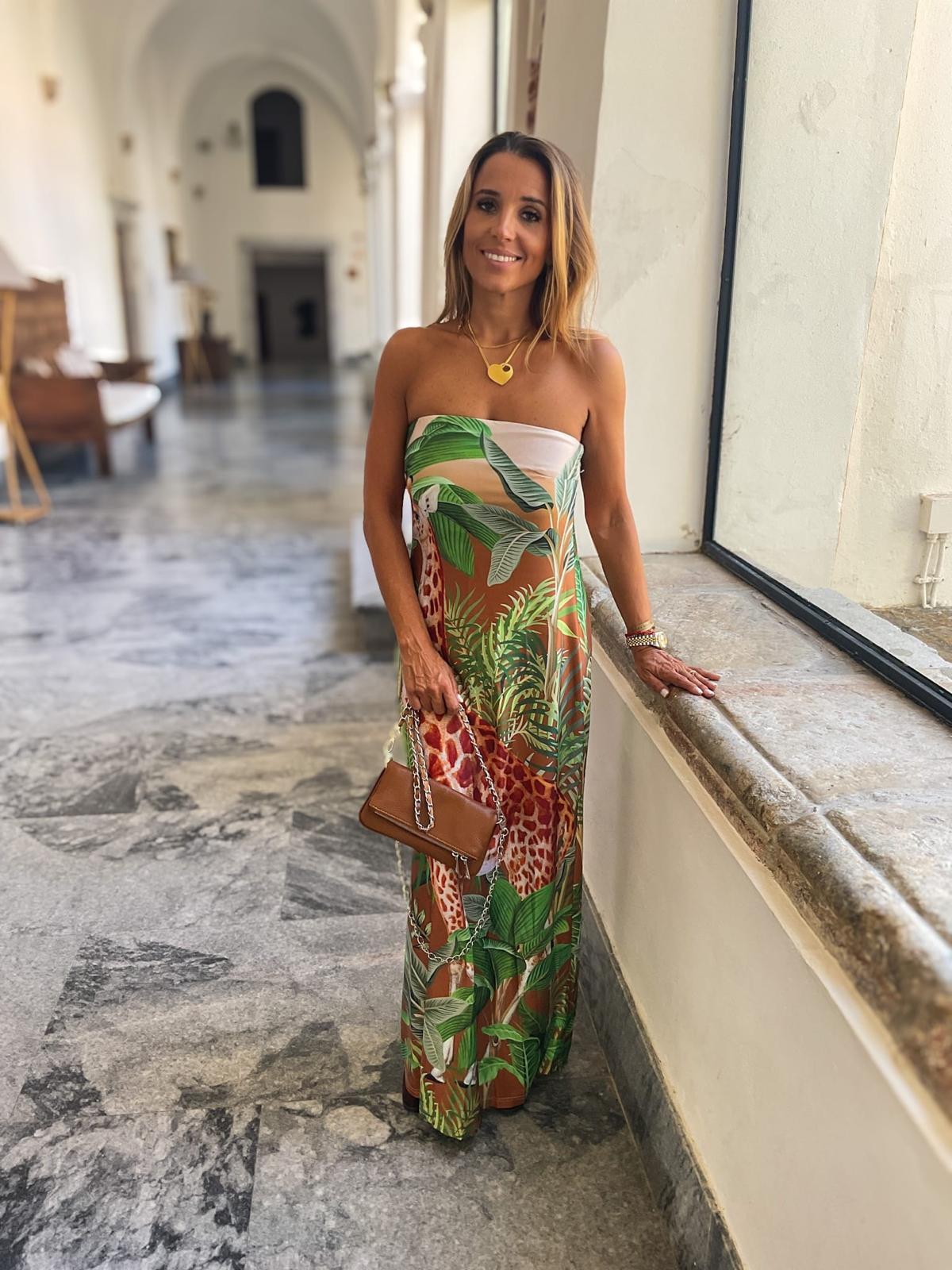 Vestido girafa