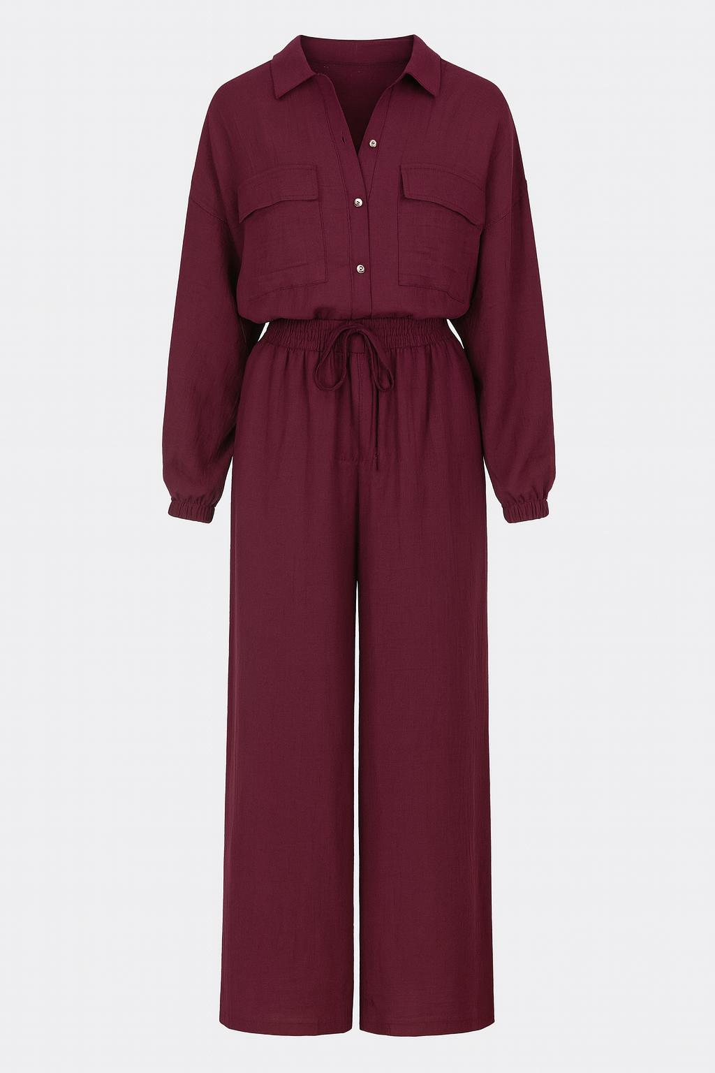 Calça cor vinho