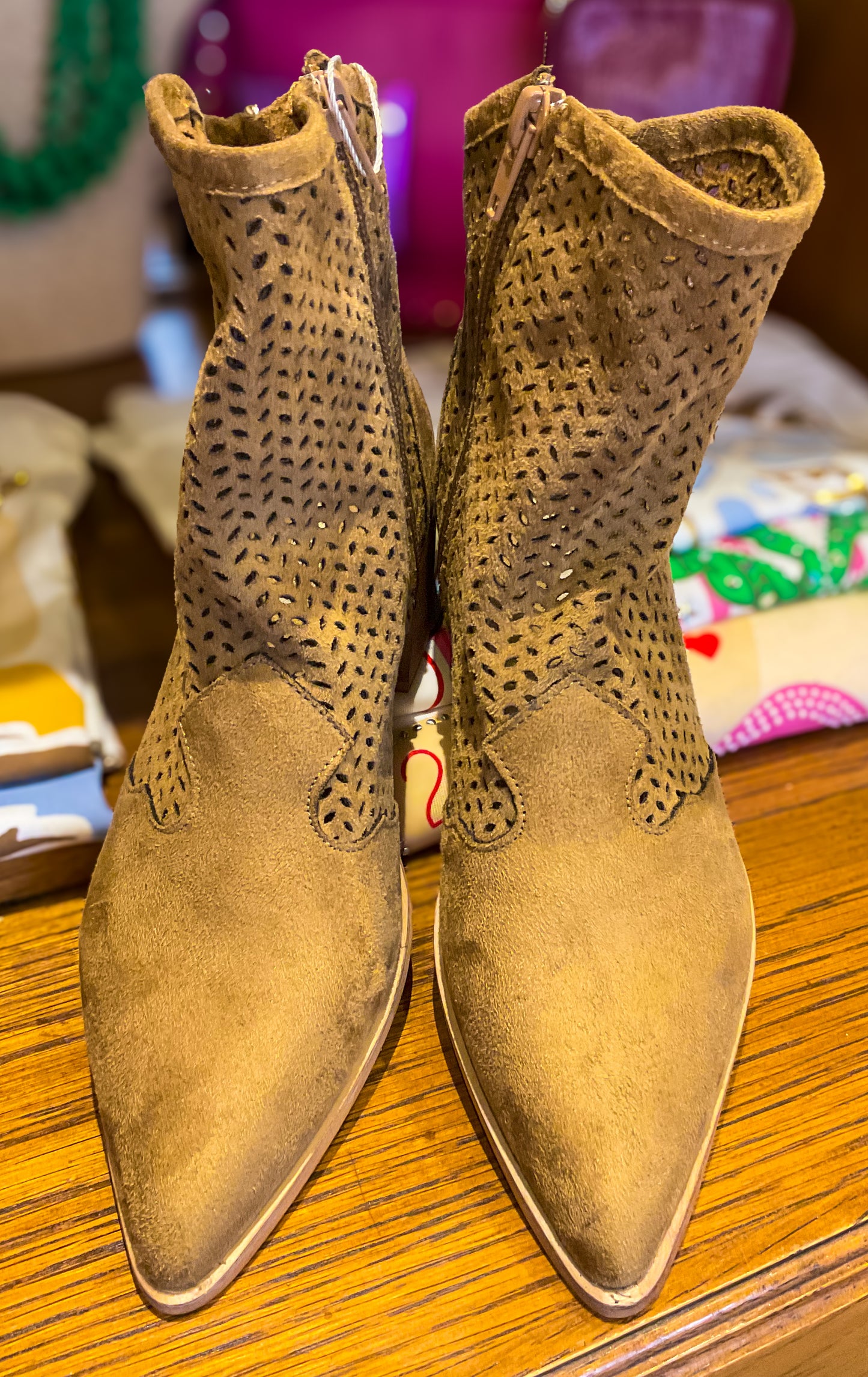 Bota de Camurça Camel