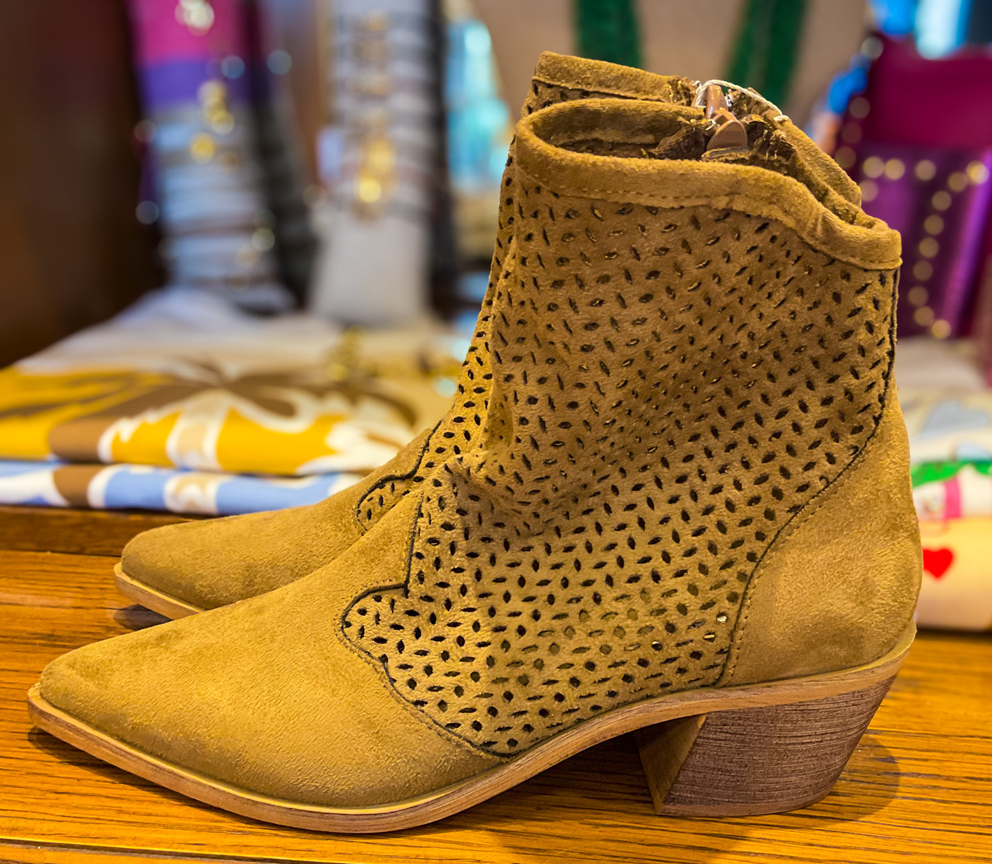 Bota de Camurça Camel