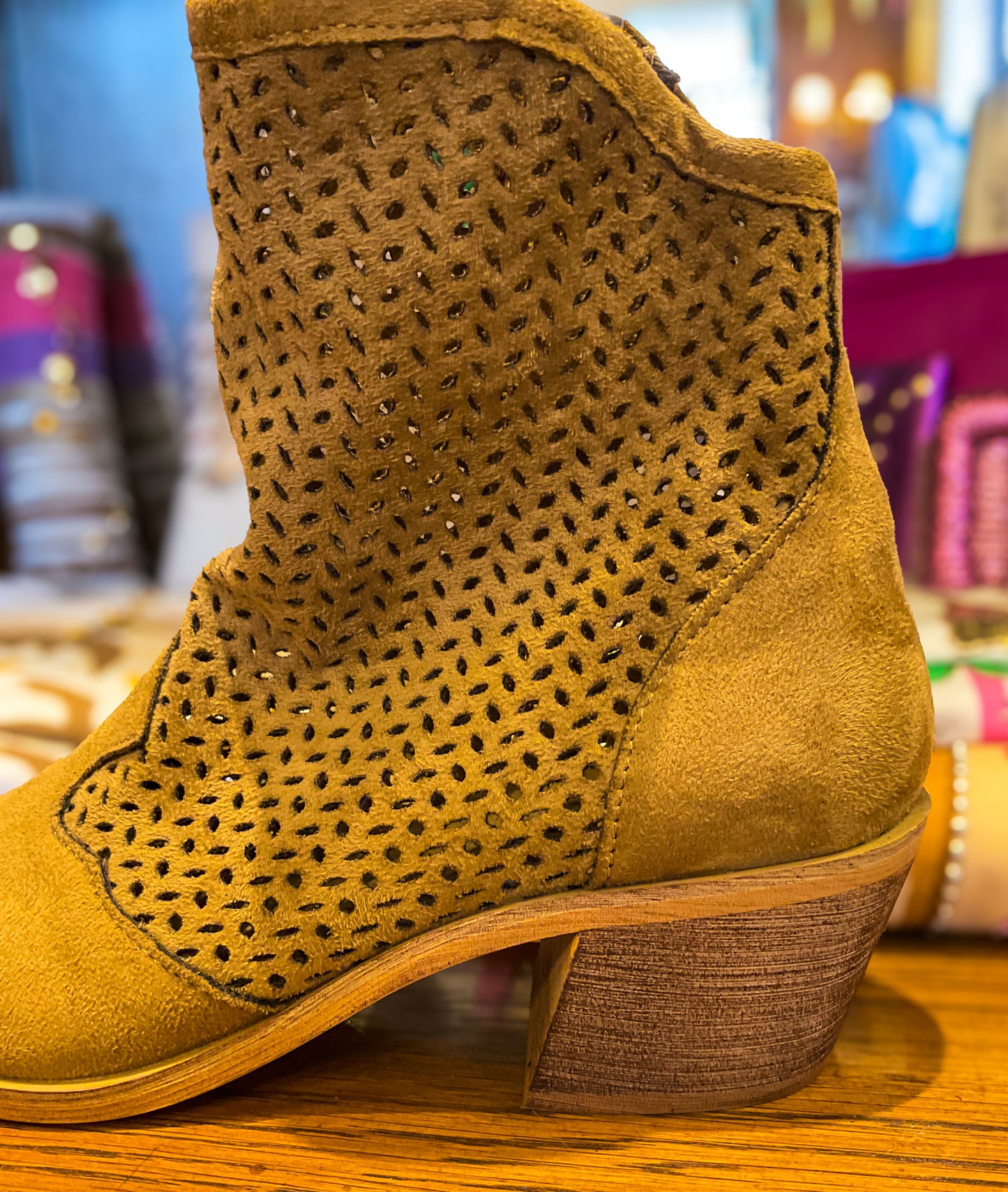 Bota de Camurça Camel