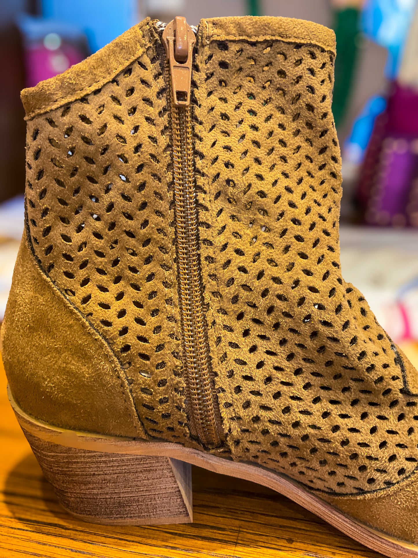 Bota de Camurça Camel