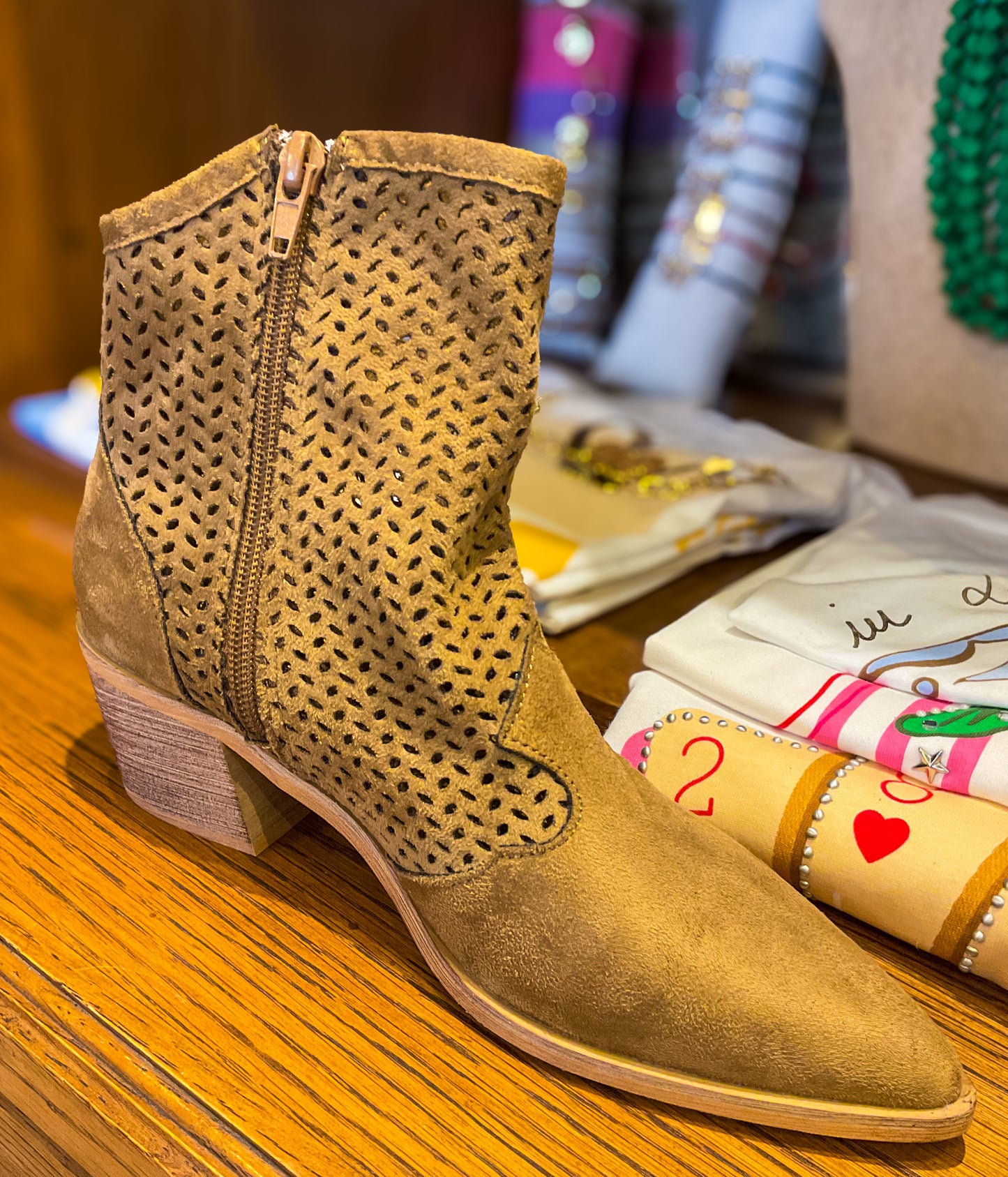 Bota de Camurça Camel