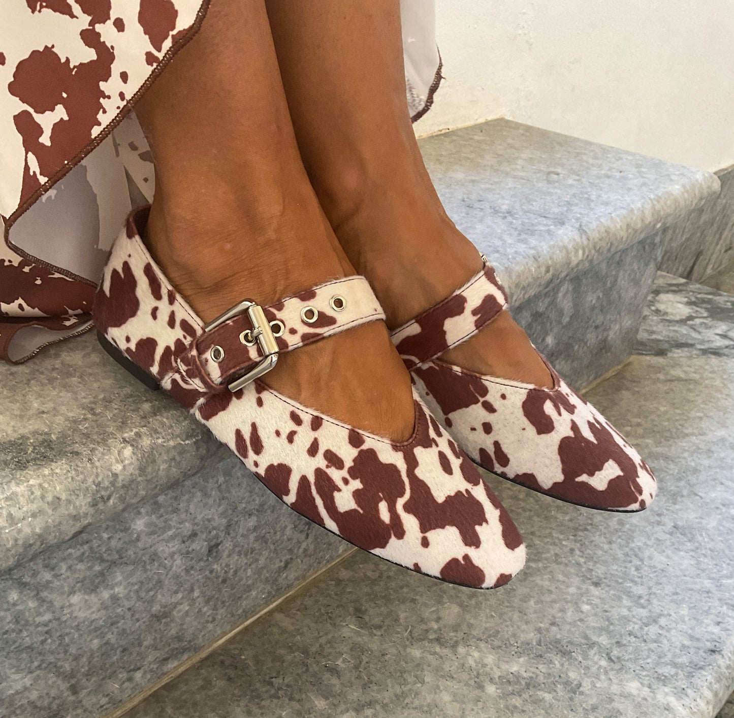 Sabrina de pelo vaca