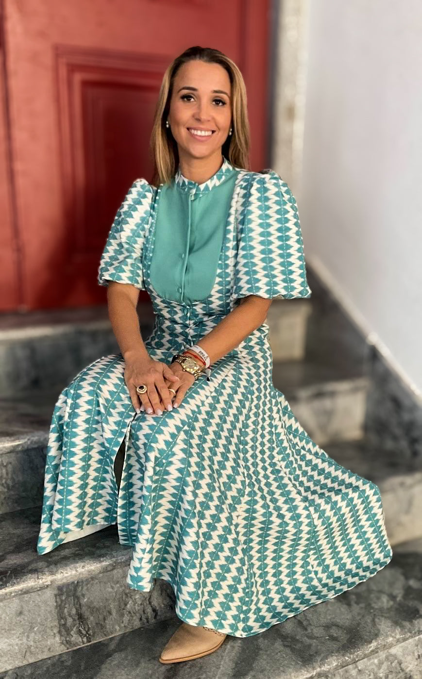 Vestido Rosarinho azul