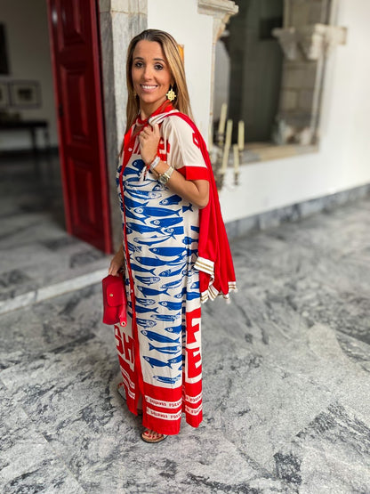 Vestido sardinhas
