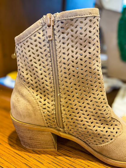 Bota de Camurça areia