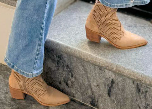 Bota de Camurça areia
